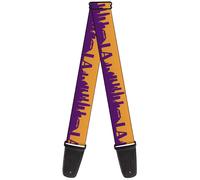 Guitar Strap - Los Angeles Solid Skyline Gold/Purple ACC NUOVO