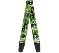 Guitar Strap - Marvin The Martian W/Poses White/Green ACC NUOVO