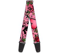Guitar Strap - Mom & Dad Close-Up Pink W/Sparrows ACC NUOVO