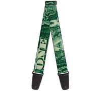 Guitar Strap - One Dollar Bill Eye Of Providence/Bald Eagle Close-Up ACC NUOVO