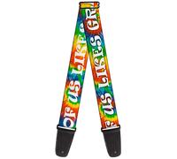 Guitar Strap - One Of Us Likes Grass/Tie Dye Multi Color/White ACC NUOVO