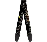 Guitar Strap - San Francisco W/Moon Vivid Skyline Black ACC NUOVO