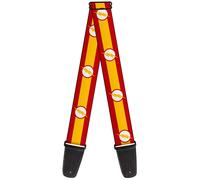 Guitar Strap - The Flash Logo7/Stripe Red/White/Yellow ACC NUOVO