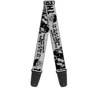 Guitar Strap - The Goonies Quotes And Icons Collage Gray/Black ACC NUOVO