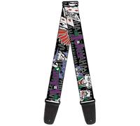Guitar Strap - The Joker Pose/Cards/Hahahaha Black/Gray ACC NUOVO