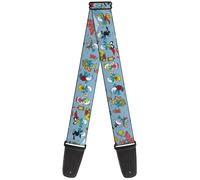 Guitar Strap - The Smurfs Halloween Dress Up Cosplay Poses Blue ACC NUOVO