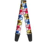 Guitar Strap - The Wizard Of Oz Dorothy And Toto Pose Blocks Blues/... ACC NUOVO