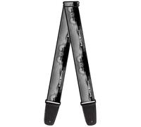 Guitar Strap - Vivid Santa Monica Pier Skyline Grays/White ACC NUOVO