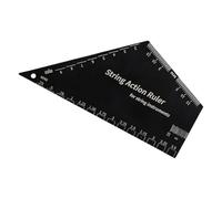 Guitar String Action Gauge, Guitar Luthier Tools, Upgraded Guiitar String Height Gauge, Stainless Steel Bass Precision Luthier Measurement Ruler Tool With Accurate Spacing For Basses Banjos Ukulele