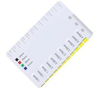 Guitar String Action Gauge Righello strumento di misurazione del basso per chitarra double face, strumento di misurazione della griglia per basso String indicatore di distanza