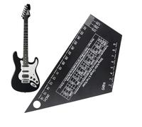 Guitar String Action Gauge, Stainless Steel Guitar Ruler, String Height Gauge, Luthier Tools for Guitar, Guitarist Gift, Electric Guitar Accessories, Guitar String Height Measurement, Bass String