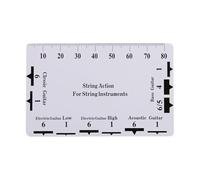 Guitar String Height Gauge, Small Action Ruler for Strings, Luthier Repair Tool, Measuring Tool, Bass Accessories, Setup Supplies, Ideal for Men, Women, and Kids