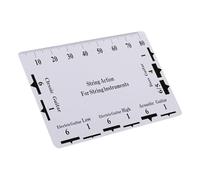 Guitar String Height Gauge, Small Action Ruler Strings, 3,35 x 2,13 in Measuring Tools Luthier, Repair Tool Bass, Accessories Setup Supplies for Men, Women, Kids