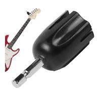 Guitar String Winder - Drill Bit Peg Turner | ABS Metal Tool | Quick String Replacement, Wear Resistant Construction, Compact Maintenance Accessory, for Acoustic Electric Bass Ukulele Cla