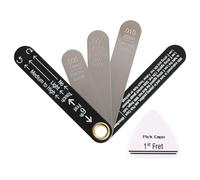 Guitar - Stringa per misurare la distanza, misura della distanza, in plastica, perfetto per diversi tipi di strumenti di misurazione della chitarra