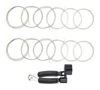 Guitar Strings I 2 Sets Bass Strings Set 3 in 1 Restringing Tool Nylon Guitar Wire String Bass Ideal for Beginners and Performers