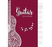 Guitar Tab Notebook: 6 String Guitar Chord and Tablature Staff Music Paper for Guitar Players, Musicians, Teachers and Students (8.5"x11" - 110 Pages) (Guitar Manuscript Books)