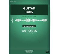 Guitar Tabs: 6-String Tablature Notebook for Guitarists & Songwriters: 120 Pages | 8 Tabs per Page | TAB Notation Guide | Perfect for Electric, Acoustic & Bass Guitar