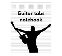 Guitar Tabs Notebook: 100 Pages, 7 Tab Lines, and Chord Diagrams