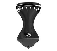 Guitar Tailpiece 6 String Alloy Bridge for Electric Guitar, Metal Tailpiece Replacement with Enhanced Vibration Transfer and Easy Installation (Nera)