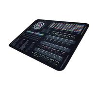 Guitar Theory Cheat Sheet Tappetino per mouse - 35 × 25 cm & 80 × 30 cm - accordi, scale, note sulla tastiera, cerchio dei quinti - tappetino da scrivania per destrorsi - Versione LED opzionale