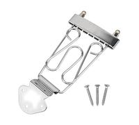 Guitar Trapeze Tailpiece - 6 String Bridge Performance | Steel Alloy Replacement Part with Adjustable Tension, Easy Installation for Stage Recording Practice and Repair Accessories