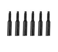 Guitar Tremolo Bridge Saddle Screws | 6 - Pack Black Metal String Locking Screws | Help Reduce String Breakage & Enhance Tone | Easy Installation Replacement Parts