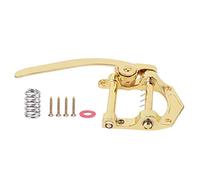 Guitar Tremolo Bridge | Zinc Alloy Tailpiece for SG/Tele/LP Electric Guitars | Smooth Vibrato System with Roller Fixing Rod & Tools (D'oro)