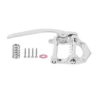 Guitar Tremolo Bridge | Zinc Alloy Tailpiece for SG/Tele/LP Electric Guitars | Smooth Vibrato System with Roller Fixing Rod & Tools (Argento)