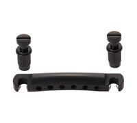 Guitar Tune-O-Matic - Barra di arresto con clip per chitarra LP/Les Paul/SG/ES, colore: nero