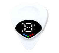 Guitar Tuner, Battery Powered Thin Picks, Beginners Accessories | Portable Includes Thin Picks Set, Ukulele, Violin, Bass, Learning Tool for Women, Men, Beginners, Music Lovers