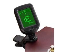 Guitar Tuner Clip - ABS 1.77x1.18x1.77in Guitar Accessories Automatic Tuner | High-Contrast Display Precise Tuning Tool, Instrument Tuners For Guitars, Bass, Violin, Ukulele, Music Practice