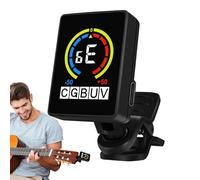 Guitar Tuner Clip On - Precise Digital Color Screen Display, Rechargeable Multifunctional Device, Electronic String Instrument Tuner, Twelve Equal Temperament | Portable Bass Violin