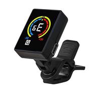 Guitar Tuner Clip On, Precise Digital Electronic Ukulele Tuner, 1.06x1.46x1.65 inches Acoustic Guitar Equipment, Portable Music Tuning Accessories for Stage, Practice, Performance