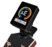 Guitar Tuner Pedal, Digital Electronic Ukulele Tuner, Accurate Tuning Tool, Compact Portable Design, Easy Calibration for Travel, Lessons, Studio, Performance, 1.06x1.46x1.65 inch