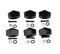 Guitar Tuning Peg Buttons, 6Pcs Metal Stable GuitarTuning Pegs Knob Universal Tuner Buttons Replacement for Acoustic Electric Guitar (Black)
