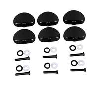 Guitar Tuning Pegs 6Pcs Set | Metal Replacement Tuner Buttons for Electric/Folk Guitar | Easy Install, No Tools Needed | Sturdy & Stylish Headstock Upgrade (Nera)