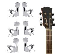 Guitar Tuning Pegs, Tuning Machines, Acoustic Guitar Parts, Electric Guitar Tuning Keys, Guitar Replacement Parts, Quick Installation, Enhances Pitch Consistency For Electric Or Acoustic Guitar