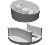 Guitar Wall Mount Hanger with Hidden Pick Storage - Protective Neck Rest Design
