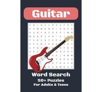 Guitar Word Search Puzzle Book: Word searches about Guitars, Guitar Theory, Guitar Gear, and More | 16x9 Inches, 110 Pages | 50+ Puzzles... Gift for Vacations, Holidays and Free Time