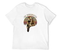 Guitarist Joe Bonamassa Rock Print Unisex T-Shirts Men Tee Cotton Tops White Shirt XXL