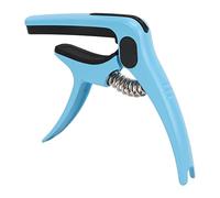 Guitars Capodaster, Metal Guitars Capo con Pick Holder Soft Pagging, per Bass Guitar Bass Mandolin Ukulele Banjo String Strument Accessori (Macaron - blu)