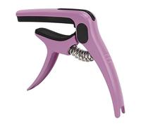 Guitars Capodaster, Metal Guitars Capo con Pick Holder Soft Pagging, per Bass Guitar Bass Mandolin Ukulele Banjo String Strument Accessori (Macaron - viola)