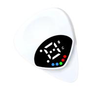 Guitatore mediatore Tuler - Plettre 2 in 1 Play and Grant | Sintunatore preciso con schermo a colori per chitarra, basso, ukulele, banjo | Accetto musicale compatto - senza batteria