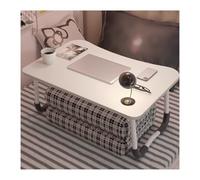 GUIXAN Scrivania per Laptop, tavolino Basso da Letto, Vassoio per Computer Portatile, Supporto per Laptop da scrivania, Gambe stabili a Forma di W, Pannello della scrivania Ispessito, Com