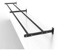 GUIXAN Supporto da Parete per Palla da Yoga, Supporto da Parete per Palla da Fitness in Metallo, Supporto per riporre la Palestra di casa, Accessori per Yoga Neri, Organizer da Parete Reg