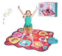 GuKKK Tappetino da Ballo per Bambini, Ricaricabile 8 Pulsanti Tappetini da Ballo Bambina Giochi Tappeto Musicale da Ballo con Bluetooth, Regali Compleanno Natale per Ragazzi Ragazze 4 5 6 7 8 9 10