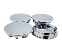 GUKKO 4Pcs Coprimozzi Auto per Jeep Avenger/Compass/Wagoneer S/Renegade/Cherokee, Tappi Mozzo Ruote Antipolvere AntiGraffio Auto Coprimozzi Coprimozzo Decorativo,D 68mm-Silver