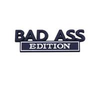 GUKKO Auto Emblema per 3D Bad Ass Edition Car Sticker, Decorazione Autoadesivo Emblema Decalcomania Anteriori Alta qualità Durabilità,B