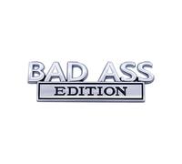 GUKKO Auto Emblema per 3D Bad Ass Edition Car Sticker, Decorazione Autoadesivo Emblema Decalcomania Anteriori Alta qualità Durabilità,C